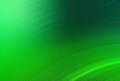 Dark Green vector glossy abstract background. Stock Illustration