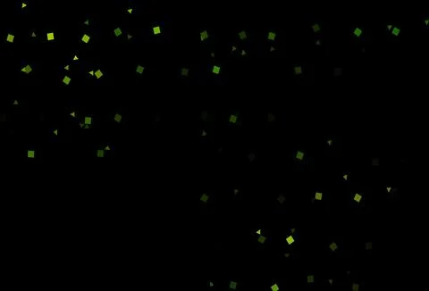 Dark Green vector layout with circles, lines, rectangles. 库存插图