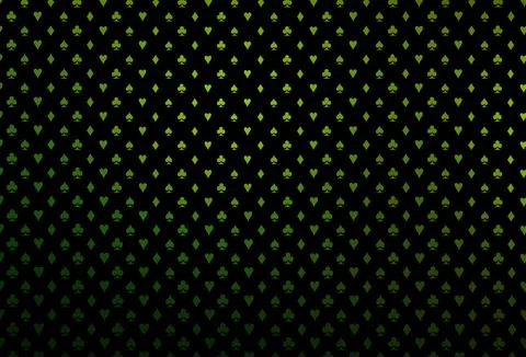 Dark green vector layout with elements of cards. Stock Illustration
