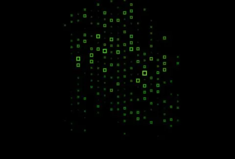 Dark Green vector layout with lines, rectangles. 스톡 일러스트