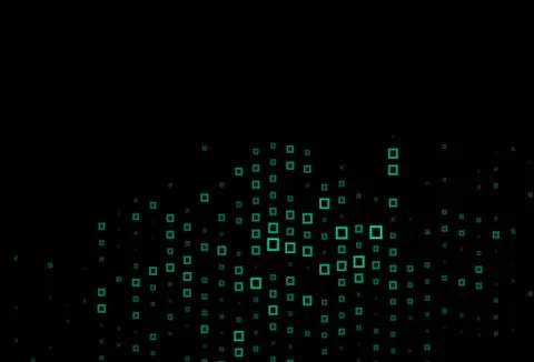 Dark Green vector layout with lines, rectangles. 스톡 일러스트