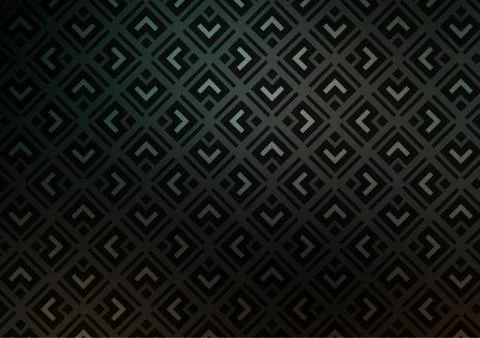 Dark Green vector layout with lines, rectangle. 스톡 일러스트