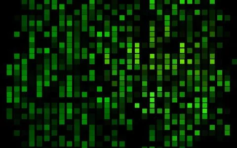 Dark Green vector layout with lines, rectangles. Illustrazione stock