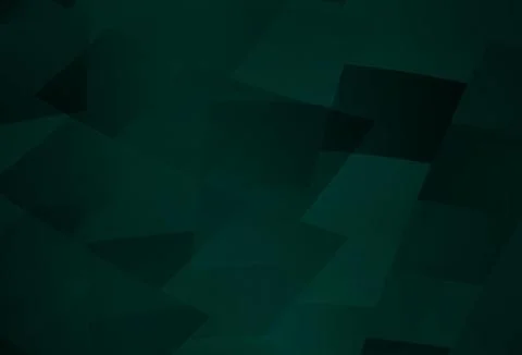 Dark Green vector layout with lines, rectangles. Illustrazione stock