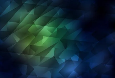 Dark Green vector layout with lines, rectangles. 스톡 일러스트