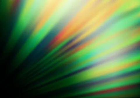 Dark Green vector modern bokeh pattern. イラスト素材