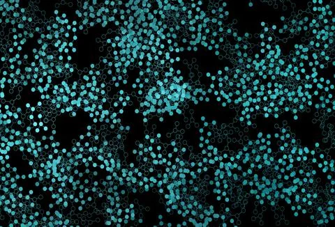 Dark Green vector pattern with artificial intelligence network. イラスト素材