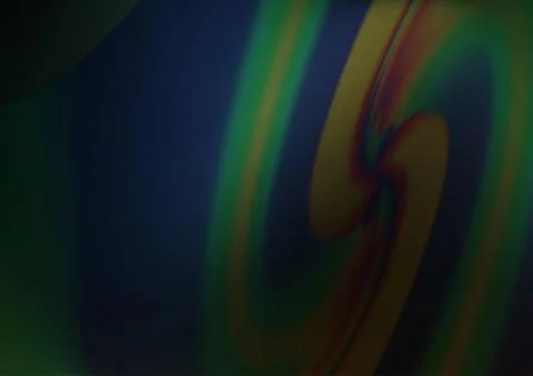 Dark Green vector pattern with bubble shapes. Stock Illustration