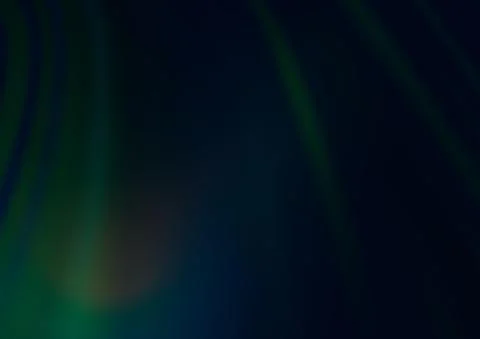 Dark Green vector pattern with bubble shapes. イラスト素材