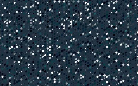 Dark Green vector pattern with colored spheres. Geometric sample of repeating 스톡 일러스트