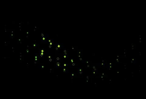 Dark Green vector pattern with crystals, rectangles. Stock Illustration