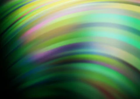 Dark Green vector pattern with lamp shapes. Illustrazione stock