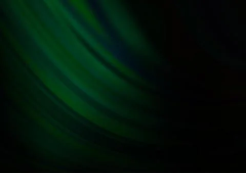 Dark Green vector pattern with lava shapes. イラスト素材