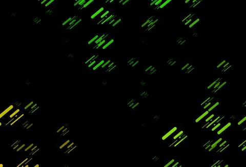 Dark Green vector pattern with narrow lines. Stock Illustration