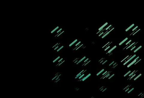Dark Green vector pattern with narrow lines. Stockillustratie
