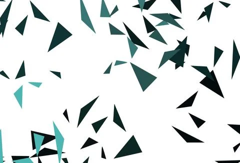 Dark Green vector pattern with polygonal style. Illustrazione stock
