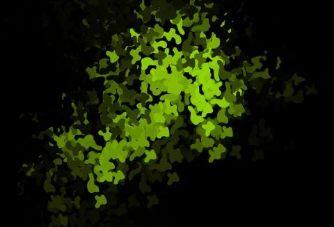 Dark Green vector pattern with random forms. 库存插图