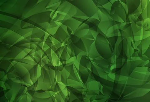 Dark Green vector pattern with random forms. 库存插图