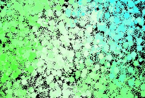 Dark Green vector pattern with random forms. Illustrazione stock