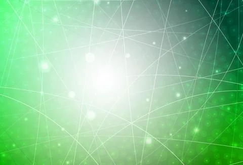 Dark Green vector pattern with sharp lines. Stock Illustration