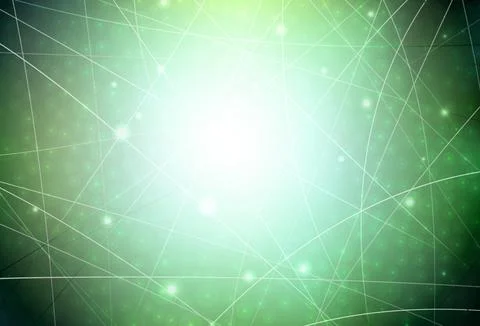 Dark Green vector pattern with sharp lines. イラスト素材