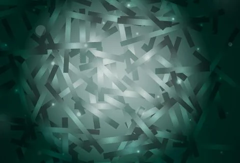Dark Green vector pattern with sharp lines. Illustrazione stock