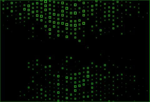 Dark Green vector pattern in square style. Illustrazione stock