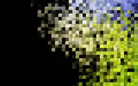 Dark Green vector pattern in square style. Stock Illustration