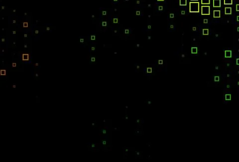 Dark Green vector pattern in square style. Illustrazione stock