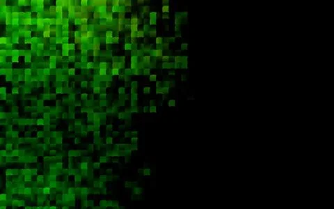 Dark Green vector pattern in square style. 스톡 일러스트