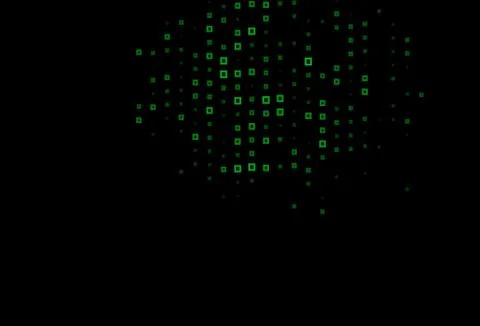 Dark Green vector pattern in square style. Illustrazione stock