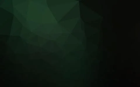 Dark Green vector polygonal pattern. Ilustración de archivo