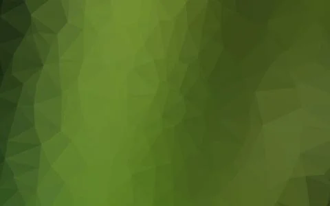 Dark Green vector shining triangular template. Ilustração Stock