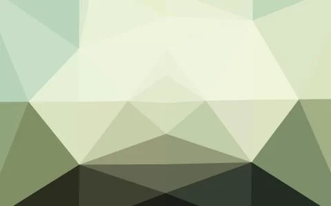 Dark Green vector shining triangular pattern. Illustrazione stock