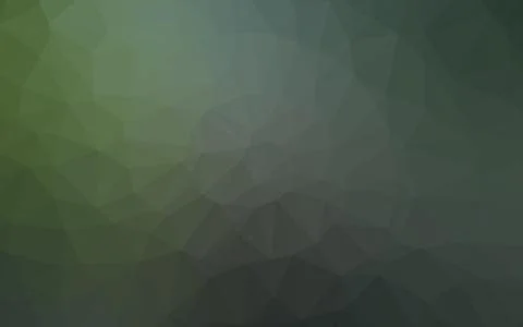 Dark Green vector shining triangular background. Illustrazione stock