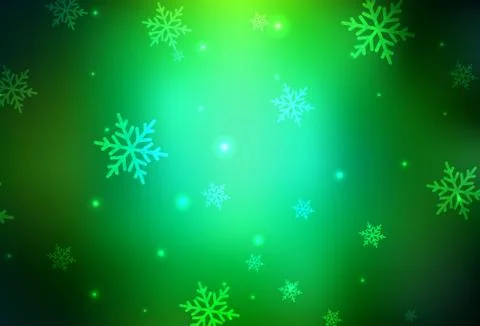 Dark Green vector template in carnival style. Stock Illustration
