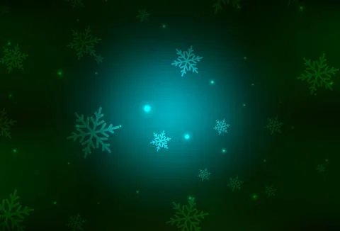 Dark Green vector template in carnival style. Stock Illustration