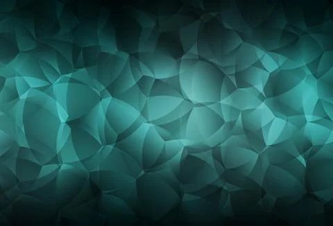 Dark Green vector template with chaotic shapes. Stock Illustration