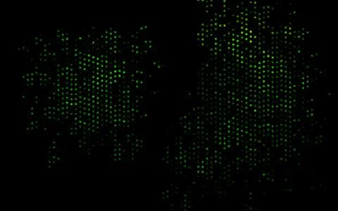 Dark Green vector template with circles. 스톡 일러스트