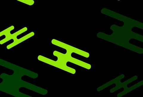 Dark Green vector template with repeated sticks. Stock Illustration