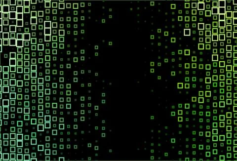 Dark Green vector template with rhombus. Stock Illustration