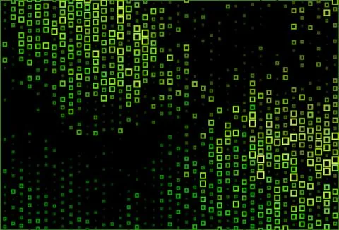 Dark Green vector template with rhombus. Illustrazione stock