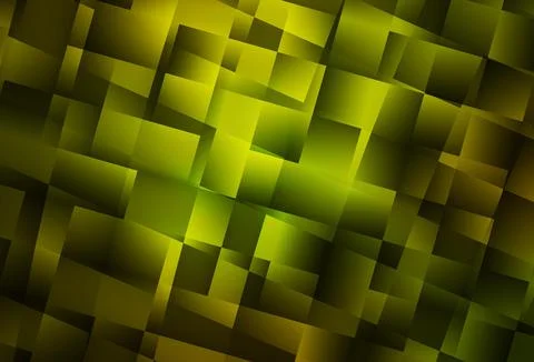 Dark Green vector template with rhombus. Stock Illustration