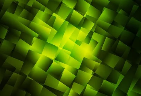 Dark Green vector template with rhombus. Illustrazione stock