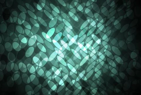 Dark Green vector texture with disks. Stock Illustration