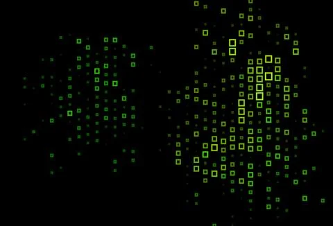 Dark Green vector texture in rectangular style. Illustrazione stock