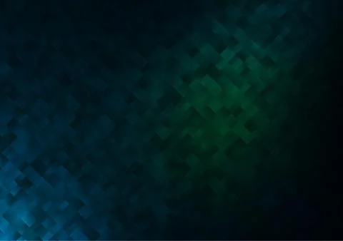 Dark Green vector texture in rectangular style. 스톡 일러스트