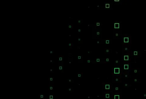 Dark Green vector texture in rectangular style. Stock Illustration