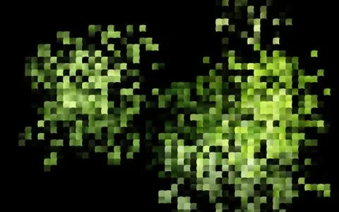 Dark Green vector texture in rectangular style. Stock Illustration