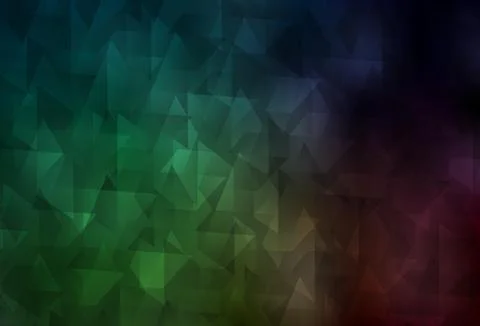 Dark Green vector texture in rectangular style. Stock Illustration